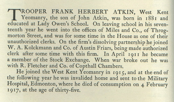 Atkin F H Tpr Obit