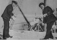 A Snowball Fight Aboard A British Battleship