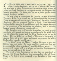Barnett H W Captain Obit