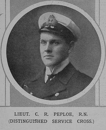 Peploe C R Lt DSC Royal Navy The Illustrated London News 31st Oct 1914