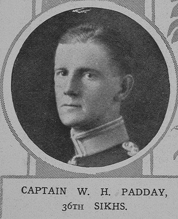 Padday W H Captain Indian Army The Illustrated London News 9th Jan 1915
