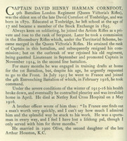 Cornfoot D H  Captain Obit