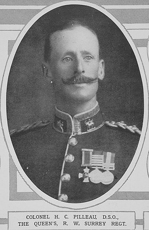 Pilleau H C Col DSO Queens Royal West Surrey Regiment The Illustrated London News 24th Oct 1914