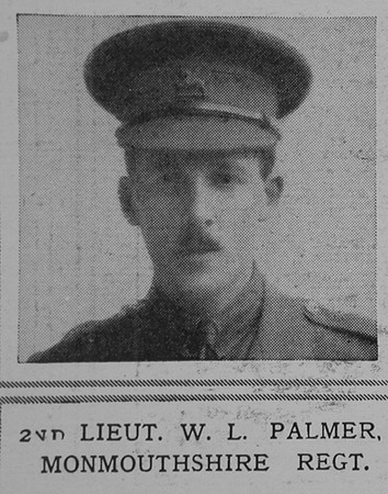 Palmer W L 2nd Lt Monmouthshire Regiment The Illustrated London News 29th May 1915