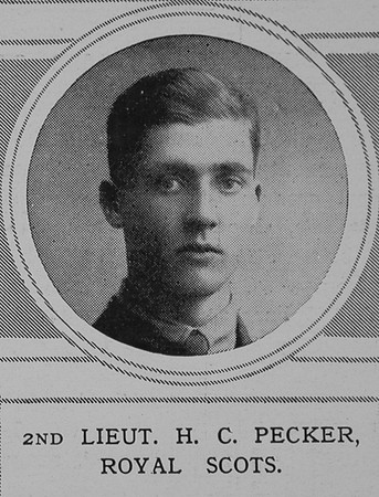Pecker H C 2nd Lt Royal Scots The Illustrated London News 29th May 1915