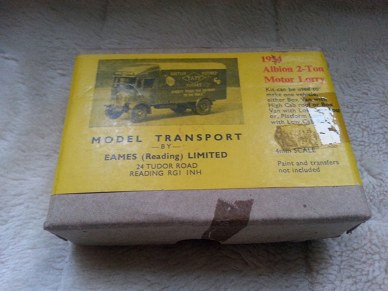 Vintage Model Transport Kit By Eames Of Reading 1934 Albion 2 Ton Motor Lorry