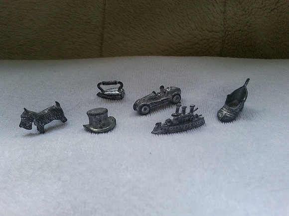 Vintage 1960s Monopoly Playing Pieces Various Available