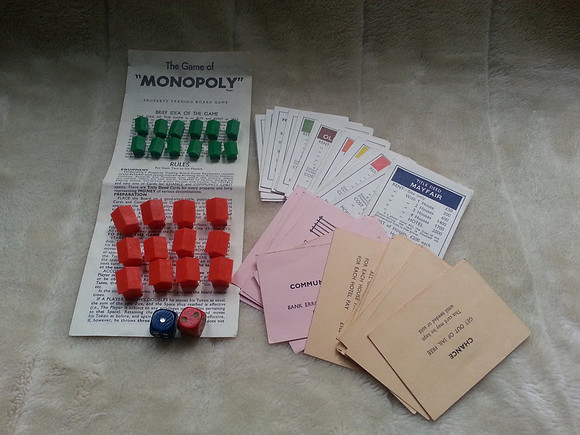 Vintage 1960s Monopoly Replacement Pieces