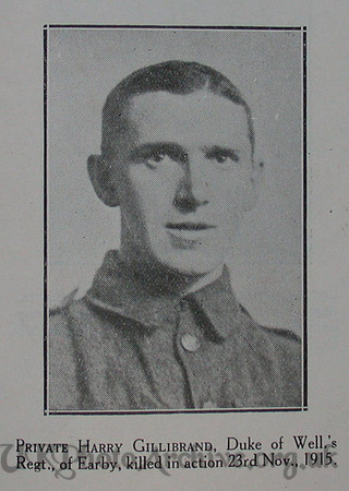 Gillibrand H Pte 6th West Riding Regt Craven Roll Of Honour