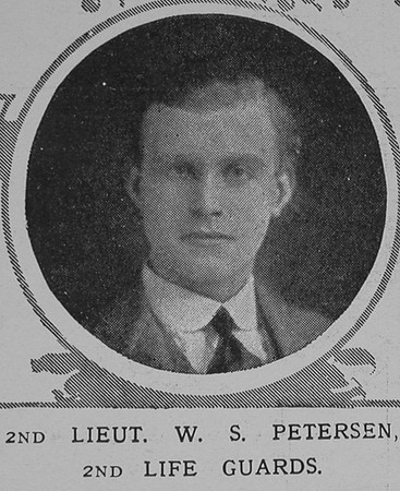 Petersen W S 2nd Lt 2nd Life Guards The Illustrated London News 21st Nov 1914