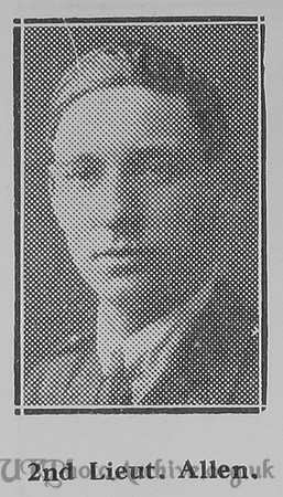 Allen H 2nd Lt Royal Air Force