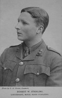 Sterling R W Lt 1st Royal Scots Fusiliers For Remembrance - Soldier Poets Who Have Fallen In The War
