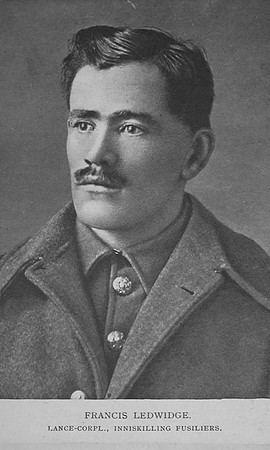 Ledwidge F L/Cpl 16138 1st Royal Inniskilling Fusiliers For Remembrance - Soldier Poets Who Have Fallen In The War
