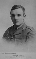 Parry H 2nd Lt 17th King's Royal Rifle Corps For Remembrance - Soldier Poets Who Have Fallen In The War