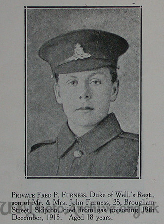 Furness F P Pte 6th West Riding Regt Craven Roll Of honour