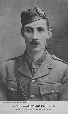 Mackintosh E A Lt MC 5th Seaforth Highlanders For Remembrance - Soldier Poets Who Have Fallen In The War