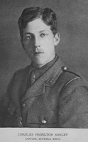 Sorley C H Captain 7th Suffolk Regiment For Remembrance - Soldier Poets Who Have Fallen In The War