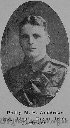 Anderson P M R 2nd Lt 3rd Royal Irish Regiment