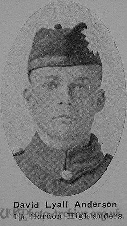 Anderson D L Pte S/41277 5th Gordon Highlanders
