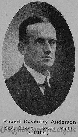 Anderson R C 2nd Lt Royal Field Artillery