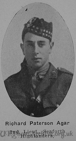 Agar R P 2nd Lt 2nd Seaforth Highlanders