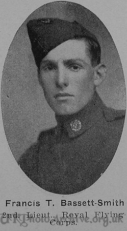 Bassett-Smith F T 2nd Lt Royal Flying Corps