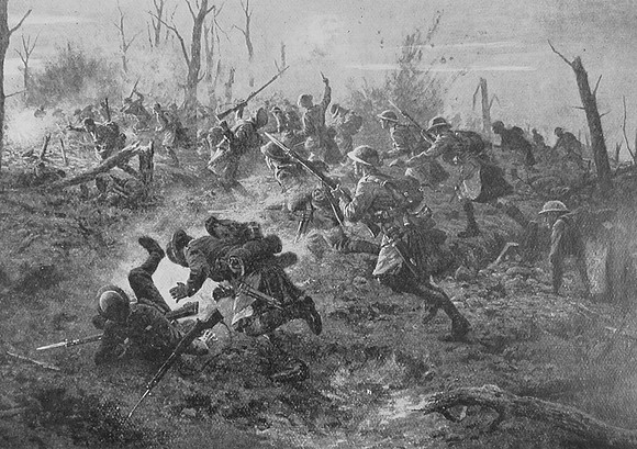 The Re-Capture Of Sanctuary Wood By The Black Watch