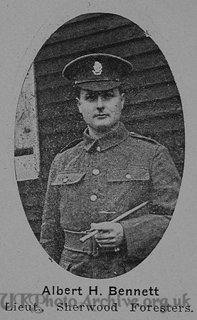 Bennett A H Lt 6th Notts & Derby Regiment (Sherwood Foresters)
