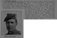 Falconer D L/Cpl 9959 14th Argyll & Sutherland Highlanders Obit De Ruvignys Roll Of Honour Vol 5