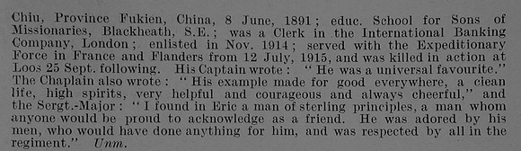 Fahmy E P Sergt S-5774 8th Seaforth Highlanders Obit Part 2 De Ruvignys Roll Of Honour Vol 5