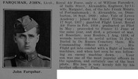 Farquhar J Lt Royal Air Force Obit De Ruvignys Roll Of Honour Vol 5