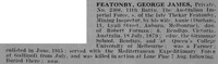 Featonby G J Pte 2368 11th Australian Imperial Force