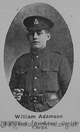 Adamson W Pte 555 Army Cyclist Corps