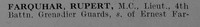 Farquhar R Lt MC 4th Grenadier Guards Obit Part 1 De Ruvignys Roll Of Honour Vol 5