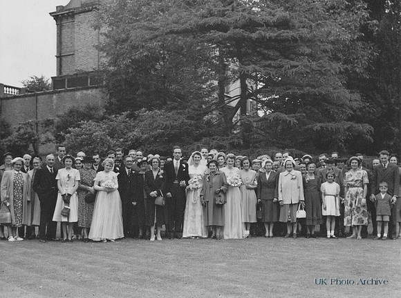 A 1950s Wedding Group