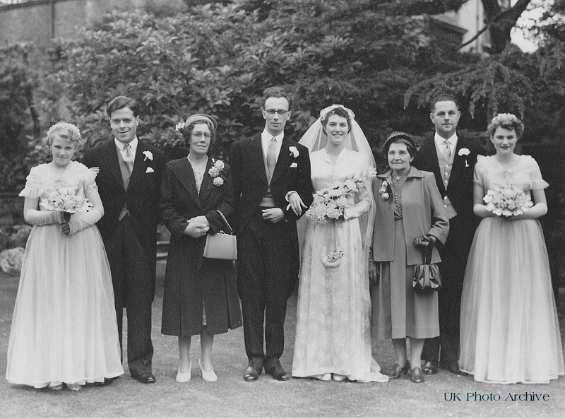A 1950s wedding