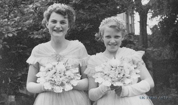 Two Bridesmaids 1950s