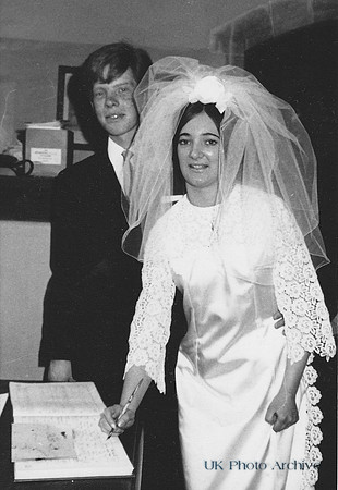 1960s Wedding Signing The Register