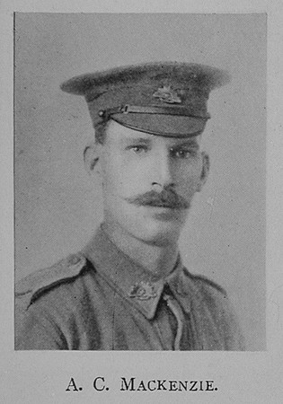 MacKenzie A C Sergt Australian Infantry