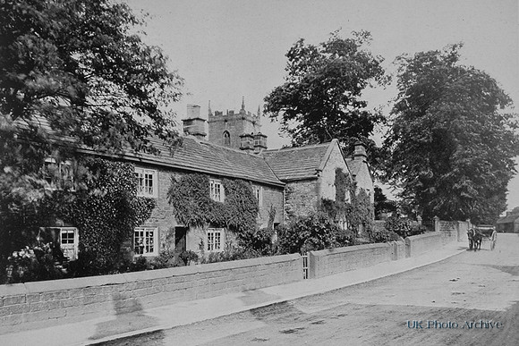 The Plague House Eyam Derbyshire c.1900