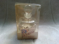 BHS Victoriana Range Boxed Perfume Bottle With Silver Plated Trim