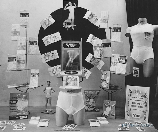 Y Fronts Shop Display 1950s