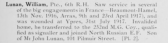 Lunan W Pte 6th Black Watch Photo Available Plate 2