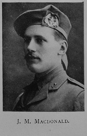 MacDonald J M Captain 1st Cameronians Attd Royal Scots Fusiliers
