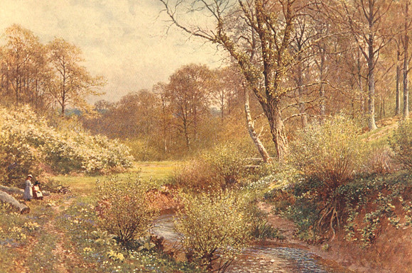 In Spring Woods Ockley 1906