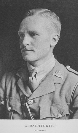 Balmforth A Captain 8th Manchester Regiment