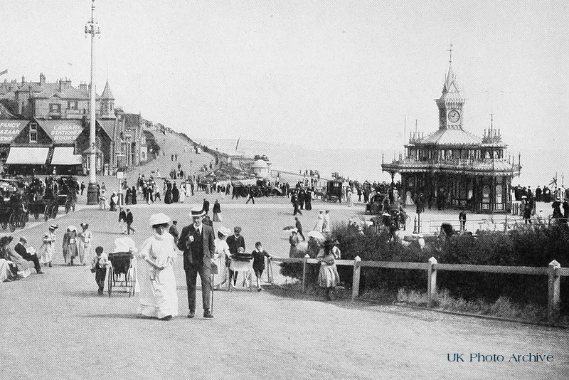 West Cliff From East Cliff Bournemouth c.1900