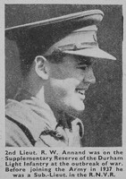 Annand R W 2nd Lt VC 2nd Durham Light Infantry