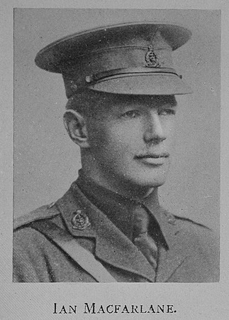 MacFarlane I Captain Royal Army Medical Corps