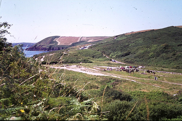 Manorbier Bay Pembrokeshire 1972